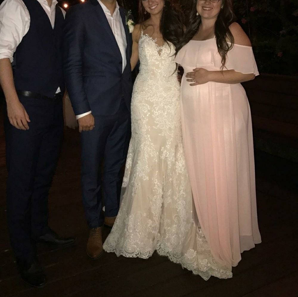 Blush pink Maternity Dress